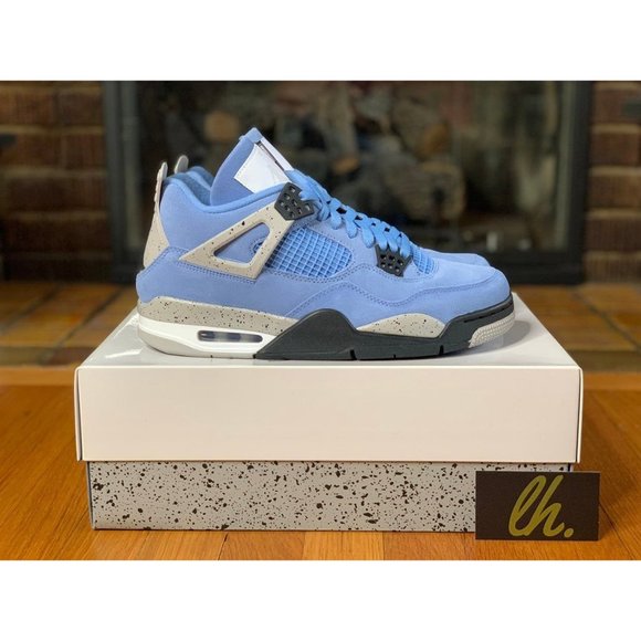 Size 10 Air Jordan 4 Retro "University Blue" - Picture 3 of 5